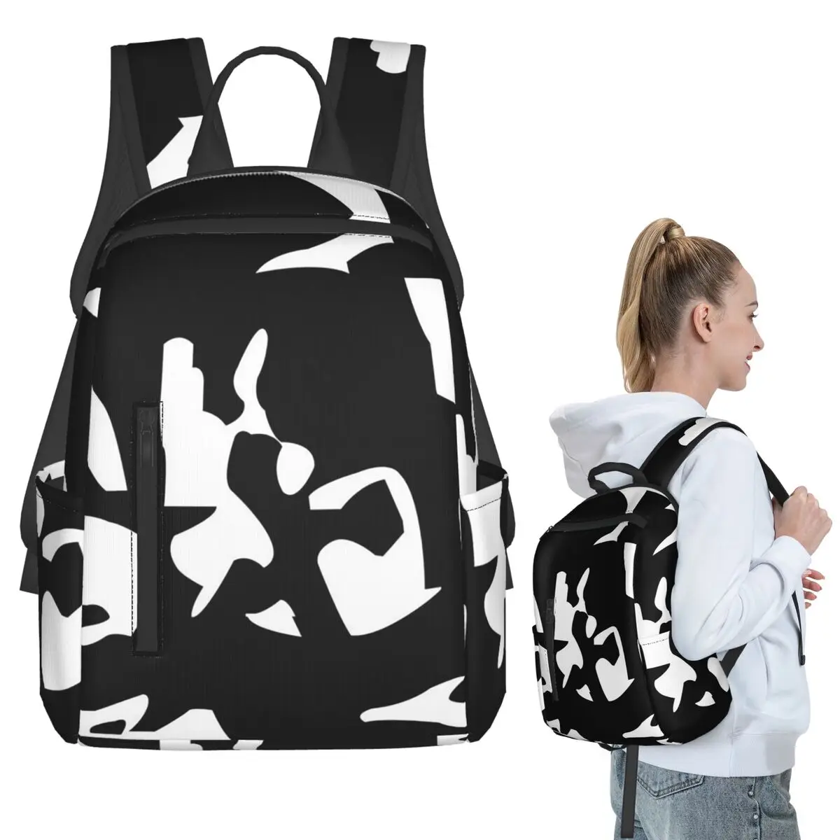 

Funyarinpa Zero Escape Junpei 999 9 Hours 9 Persons 9 Doors Backpack Student BookBag School Bag Laptop Shoulder Bags Men Women
