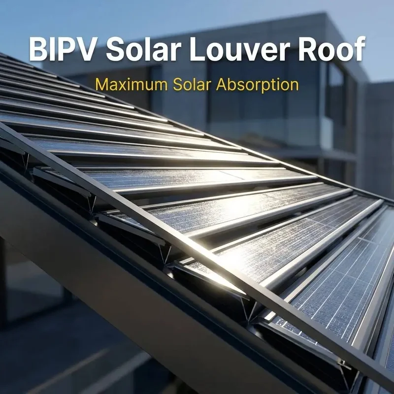 Eco Friendly Powered Motorized Aluminum Pergola Built-in Power Panels 35-Year Lifespan All Weather Rooftop Terrace Gazebo