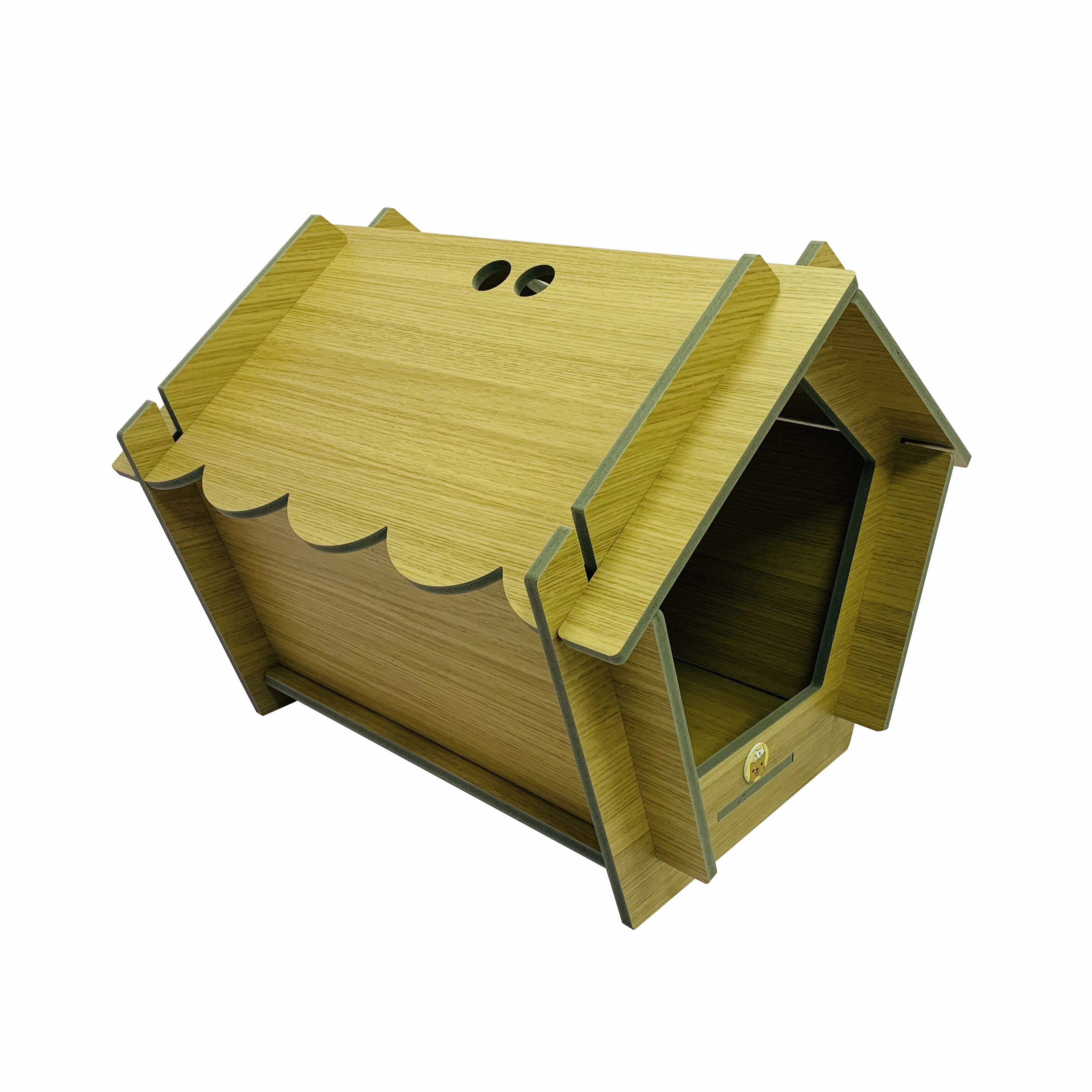 Best Sales Fashionable Wooden Indoor Bed Cage Breathable Cat Rabbit House New Home Gift Christmas Black Friday Pet Furniture