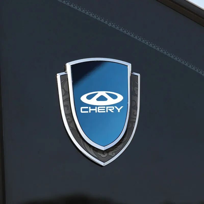 Car Sticker Emblems Side Shield Car Styling Logo Badge Auto Body Sticker For Chery Tiggo 8 Arrizo 5 pro gx 5x eQ7 tiggo 7 Pro