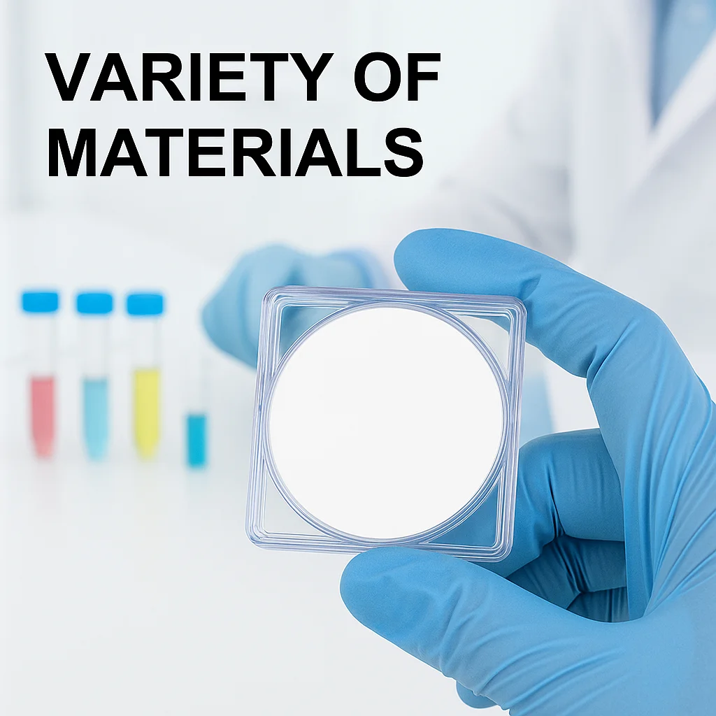 Filtros de membrana microporosa CA MCE PVDF PES PTFE Nylon 13mm 25mm 47mm 50mm 0.22um 0.45um Filtración de precisión de grado de laboratorio