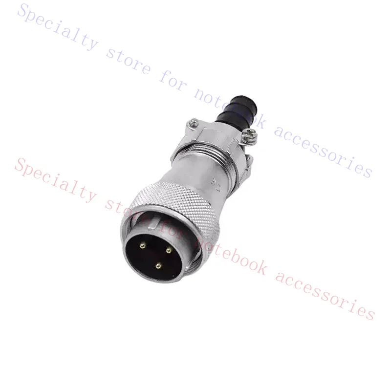 A+ FOR WF24 3-pin 500V Aviation Waterproof Straight Double Pressure Plate Cable Plug