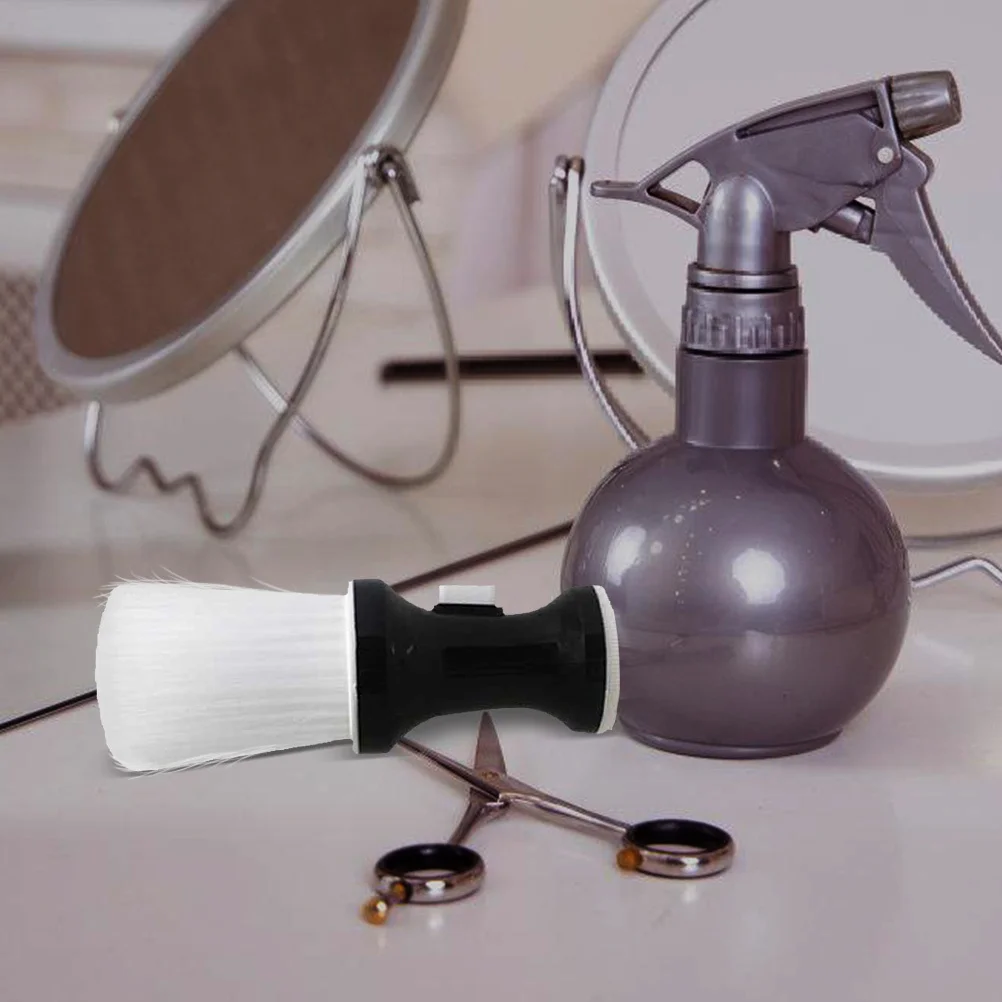 

1Pcs Hair Cutting Neck Brush Barbers Black White Salon Hairdressing Duster Practical Durable Brush Perfect for Hair Styling