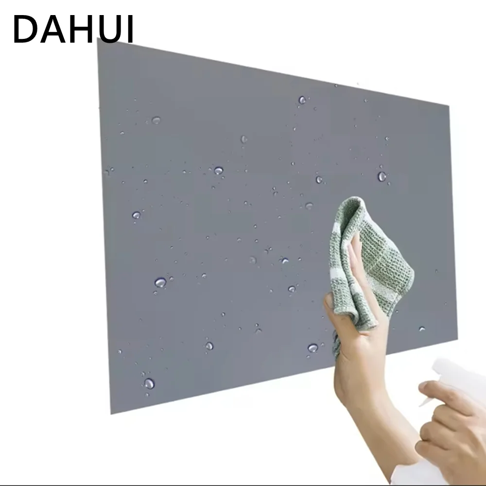 DAHUI Projector Screen Simple 16:9 Anti-Light Curtain 60 Inches Home Outdoor Office Portable 3d HD Metal Gray
