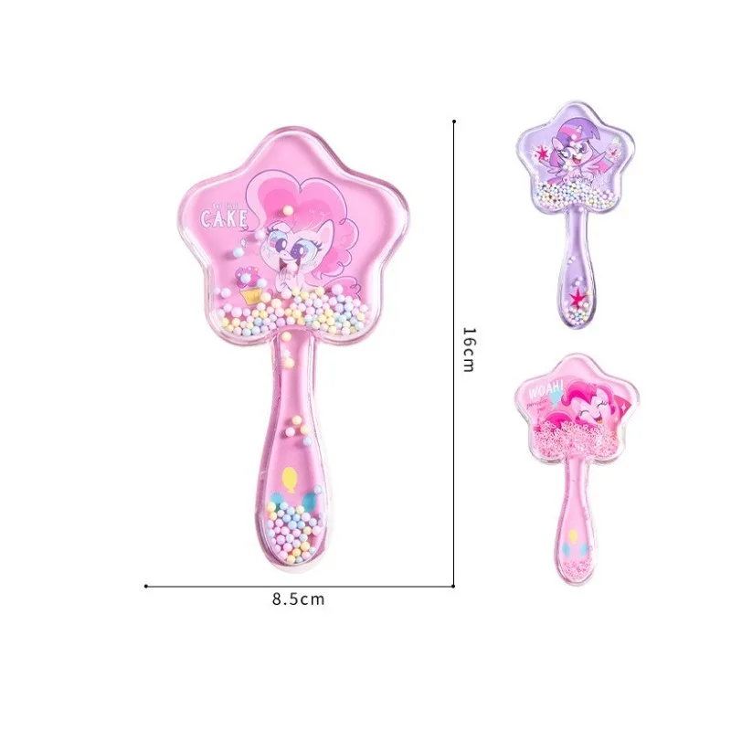 Sisir Kartun Lucu My Little Pony: Persahabatan Adalah Keajaiban, Sisir Bantal Udara Asli, Mainan Cermin Kartun, Sisir Pijat Periferal