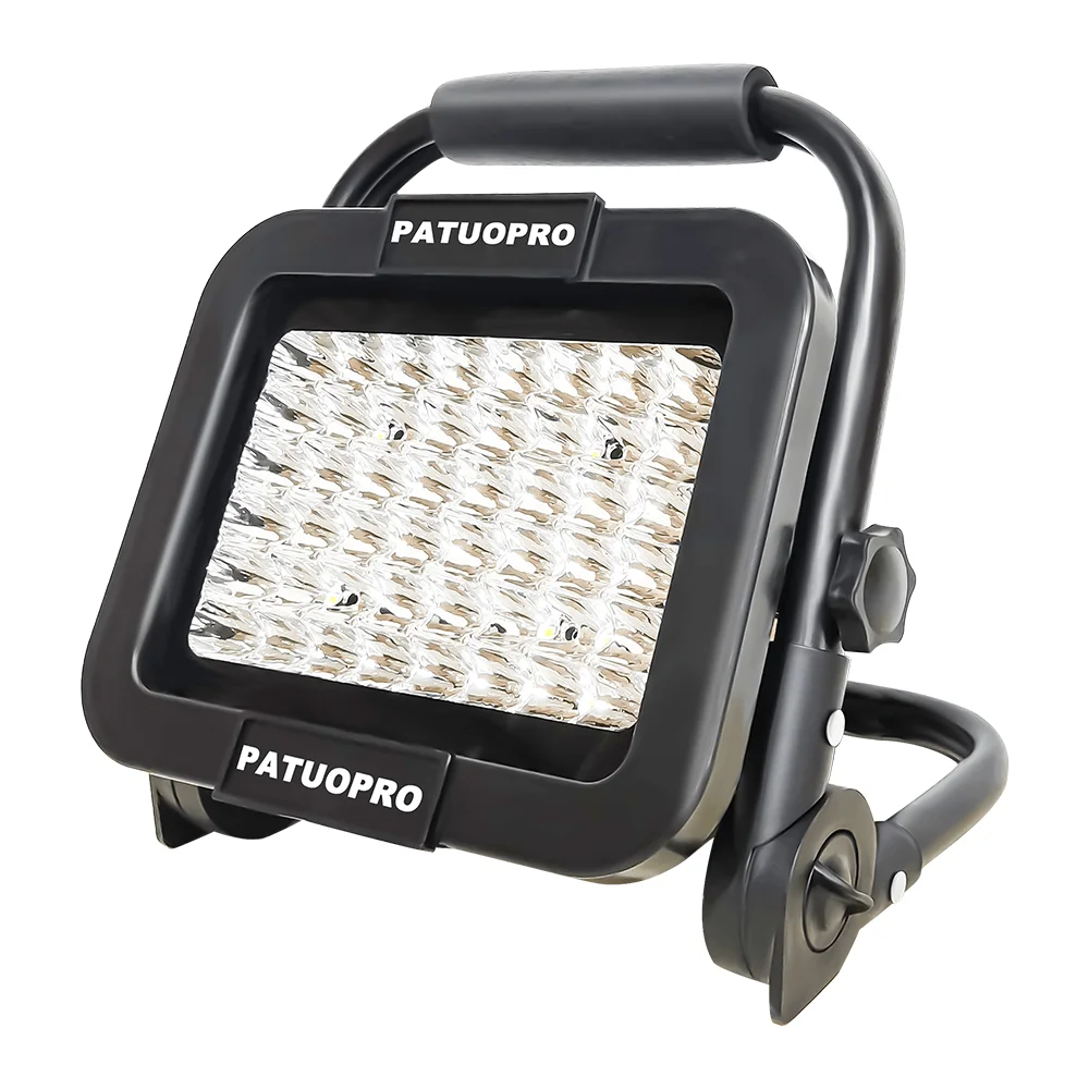 

Беспроводной светодиодный рабочий фонарь, перезаряжаемые фонари, ручной прожектор, аварийное освещение для кемпинга, батарея Makita 18 В (без батареи)