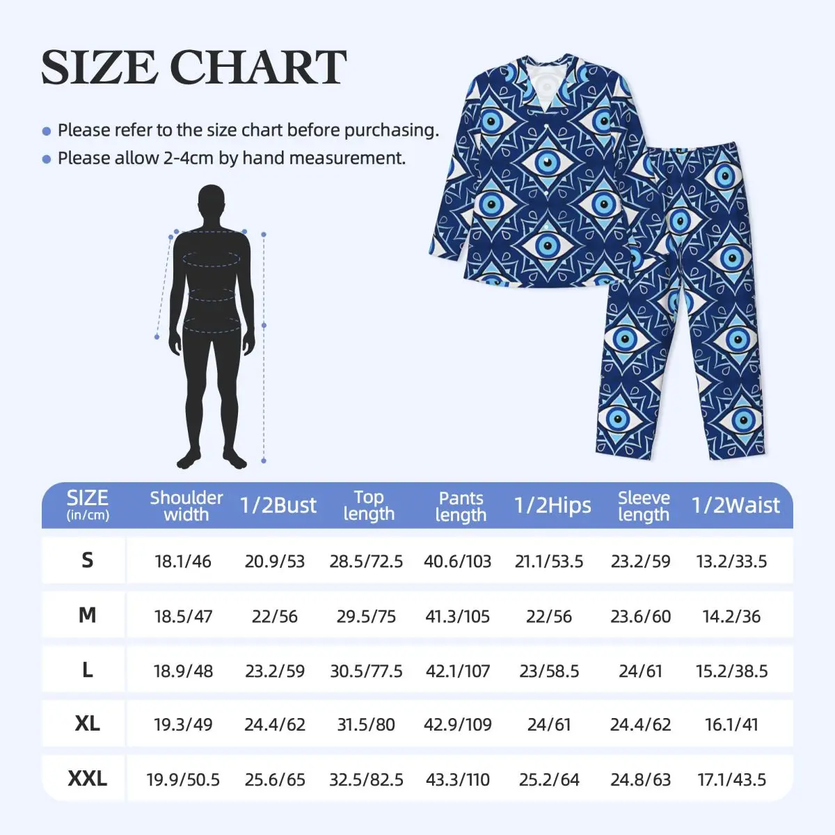 Conjunto de pijama mau olhado vintage impressão kawaii pijamas masculino manga longa vintage quarto duas peças casa terno tamanho grande