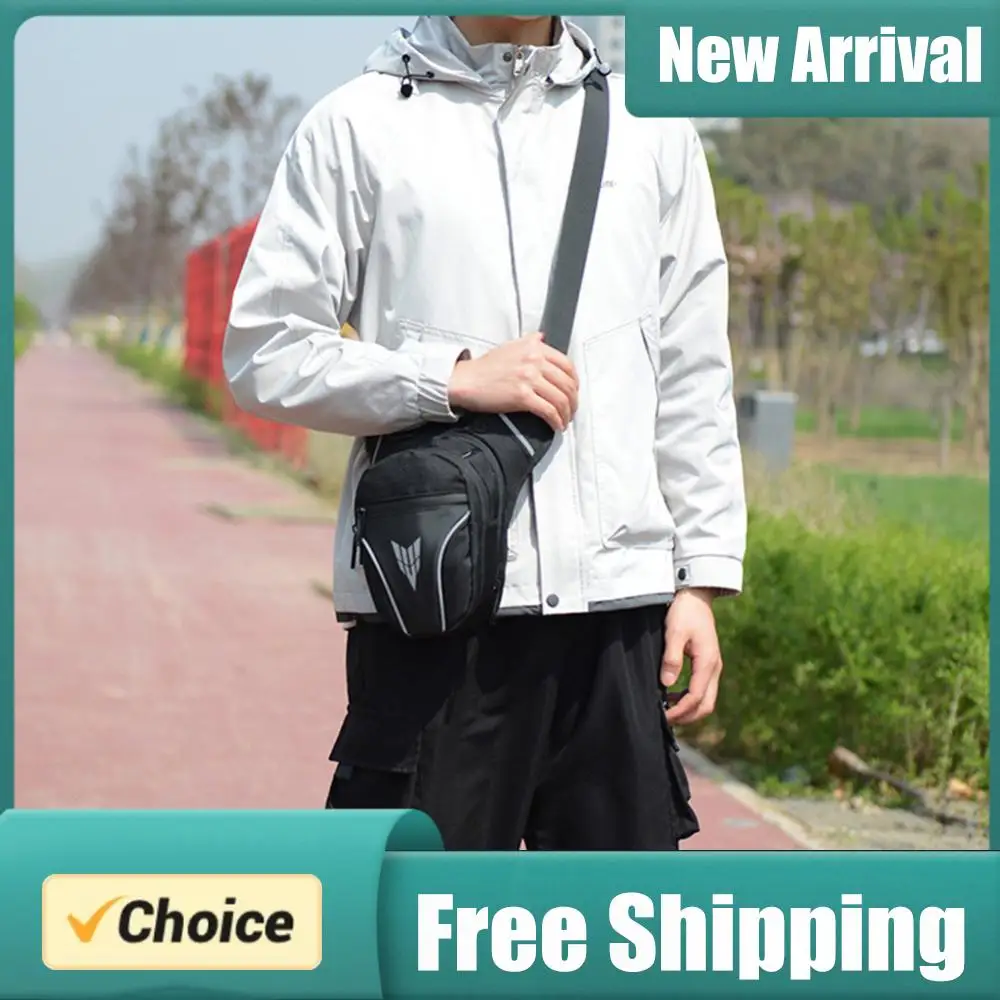 

Men Motorcycle Leg Side Bag Large Capacity Motorbike Thigh Belt Bag Multipocket Motorcycle Hip Waist Bag Outdoor Sports Ride Bag