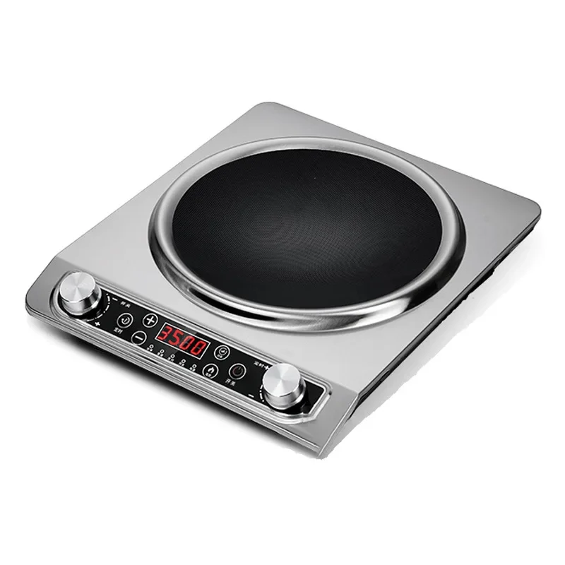 Power Electric Stove Knob Control Single Induction Cooktop 220V 3500W Concave Induction Cookers Single Cooker Fierce Fire