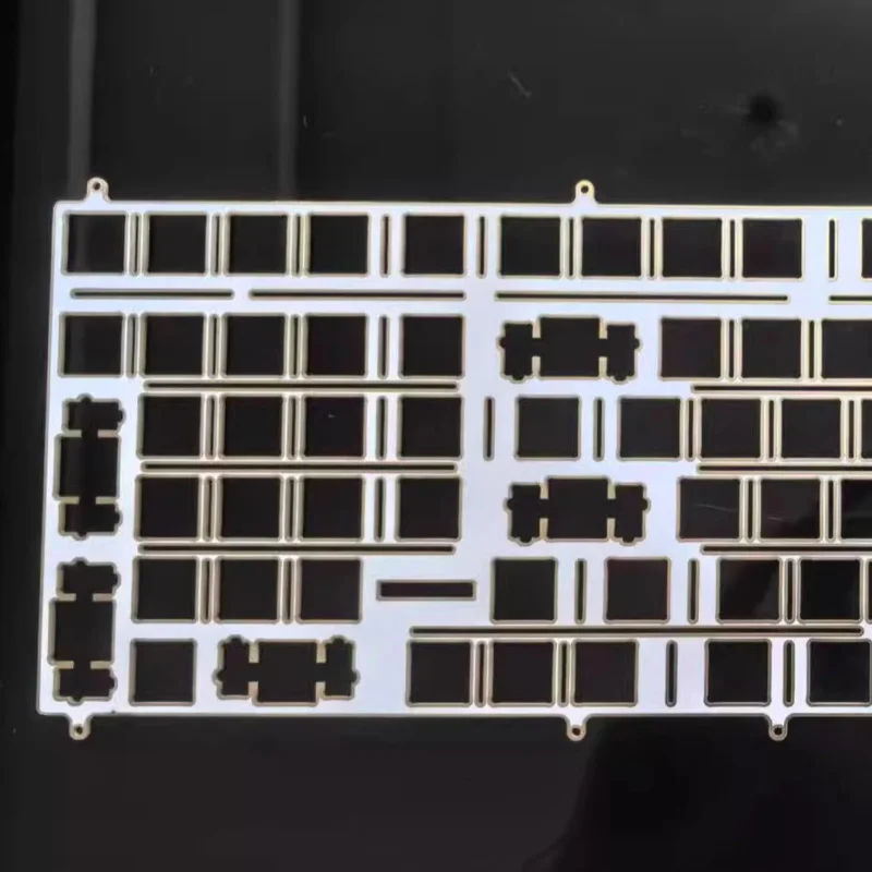 Teclado scc100 original fr4, placa de posicionamento dourada de imersão personalizada para teclados mecânicos, acessórios para jogos diy