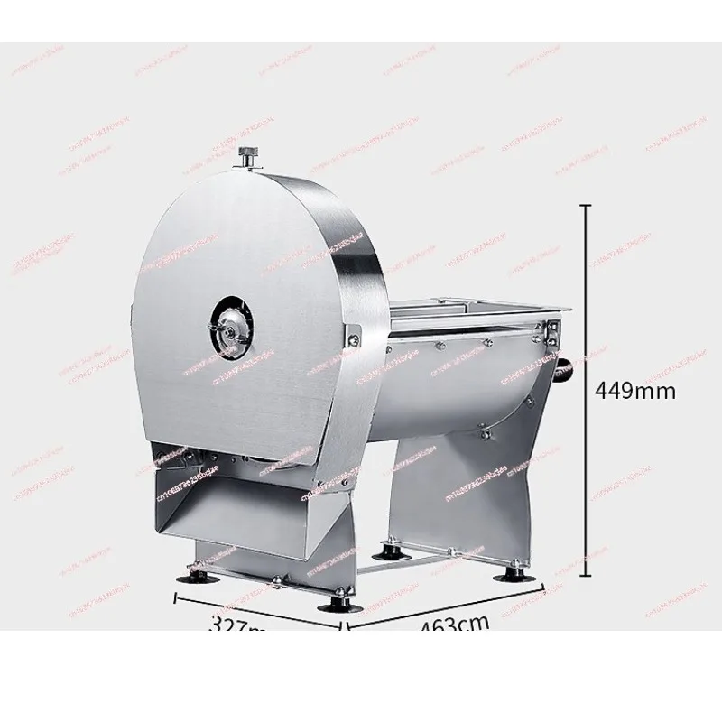 220V Electric Meat Slicer Multifunctional Household Kitchen Stainless Steel Semi-Automatic Potato Lemon Pumpkin Bread Slicer