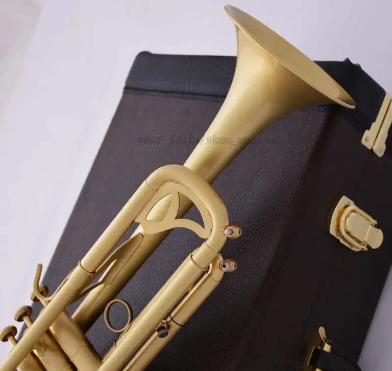 

Профессиональный матовый матовый кожаный чехол JINBAO Bb Trumpet Horn Monel с 2 мундштуками, 2025 г.
