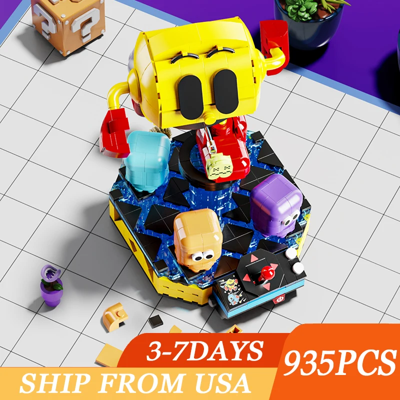 

935PCS Game Man Building Blocks Toys Desktop Ornaments DIY Assembly Bricks Model Ideal Christmas Birthday Gifts For Kids Adult
