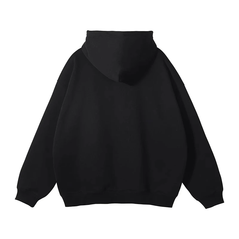 NXXTRESS Vintage Solid Hooded Pullover Hoodie Oversize Men Baggy Casual Hoodies Sweatshirt Women