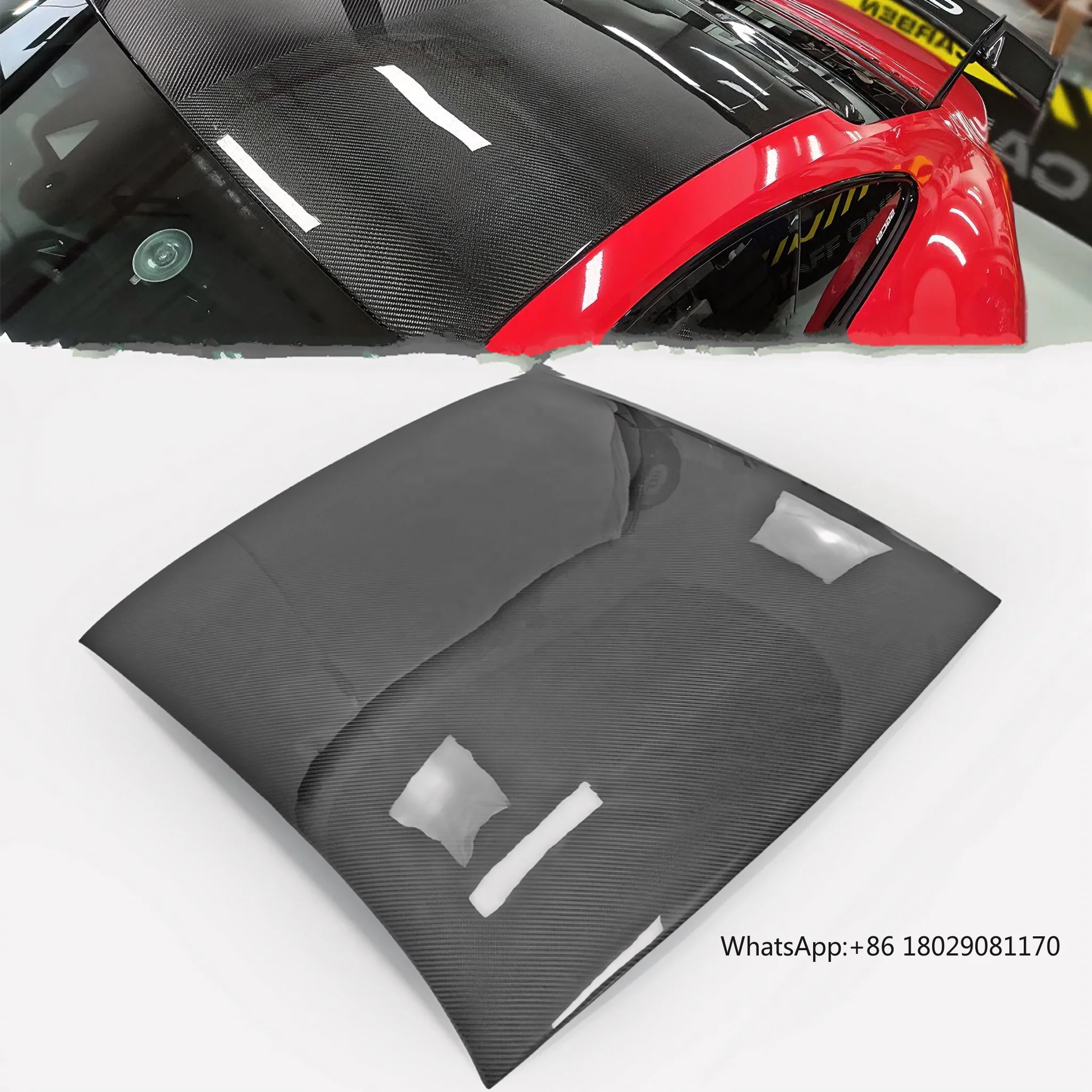 For Porsche 2006-2012 Caymans 987 EPA Design Roof Caymans Real Dry Carbon Fiber (Stick on Type)