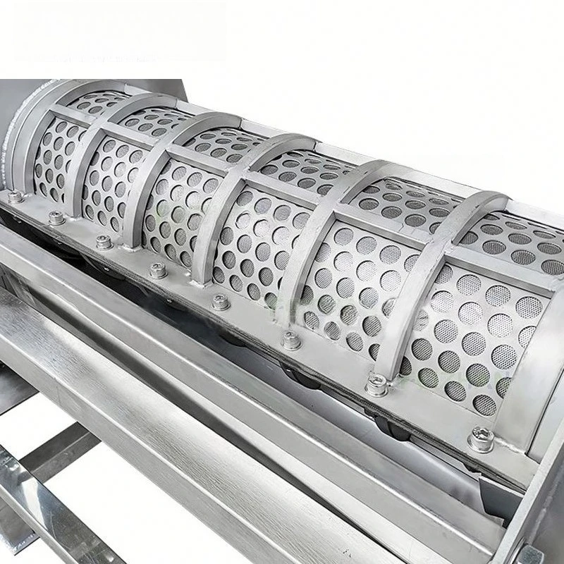 반자동 산업용 스파이럴 분쇄 과일 착즙기, 레몬 딸기 과일 주스 추출기 (업소용)