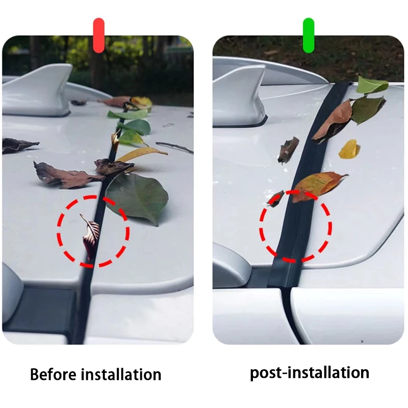 Car Sealing Strip Top of The Car Along The Gap Sealing Strip Trunk Sealing Strip Top of The SUV Dust and Waterproof Strip