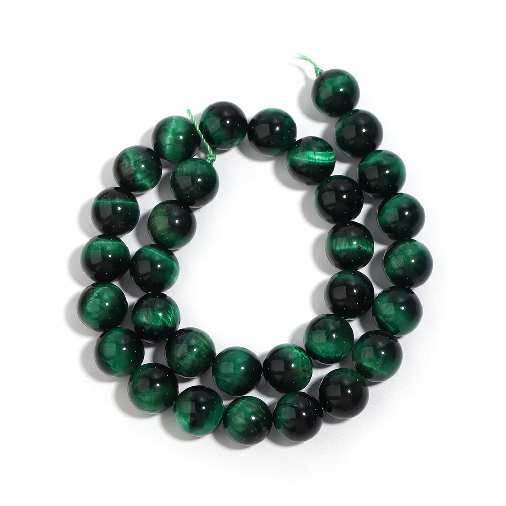32-90pcs A Level 4 6 8 10 12mm Tiger Eye Stone Beads Loose Spacer Round Natural Stone Bead For DIY Charms Bracelet Necklace