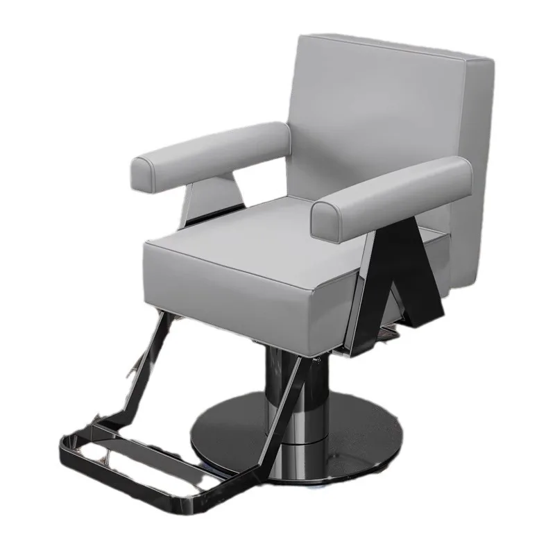 

-For Internet Celebrity Barber Shop Chair Hair Salon Chairs Special Cutting Seat Liftable Stool Perm and Dye&