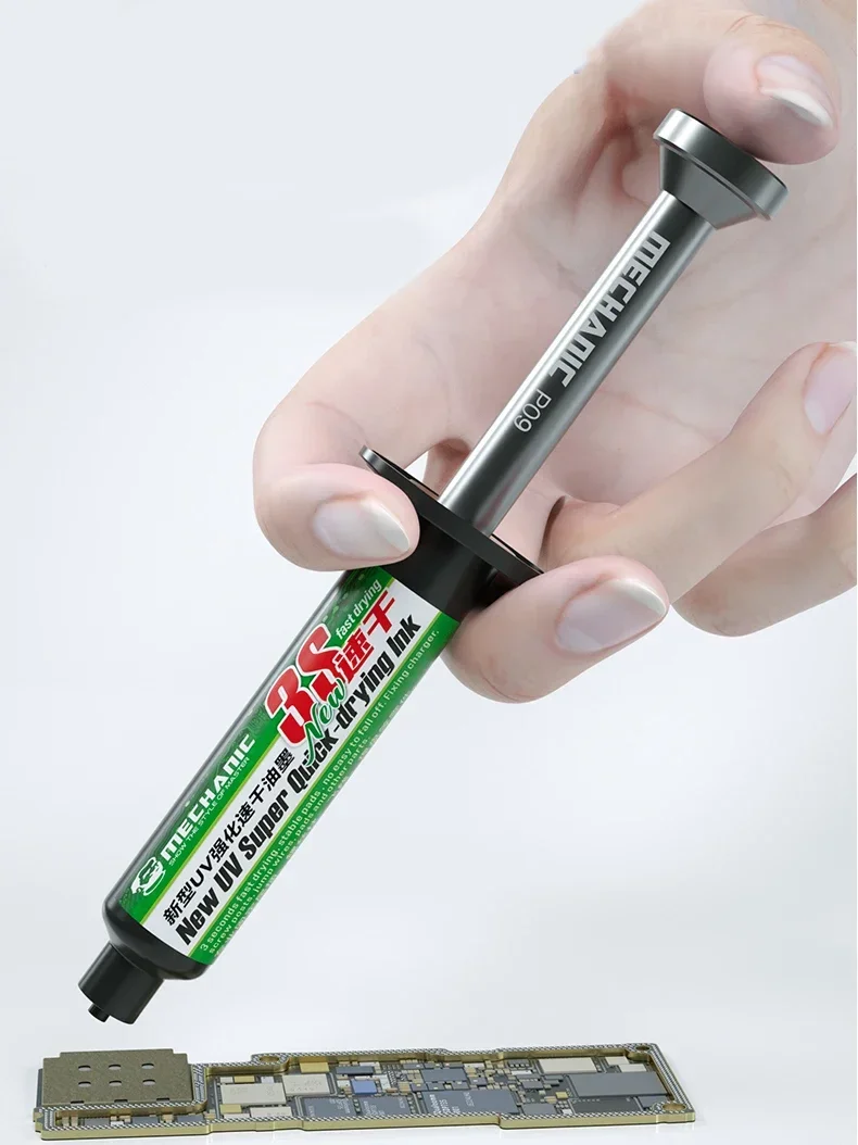 MÉCANICIEN-Piston à tube en alliage d'aluminium P09, pâte à souder, rehausseur de flux, seringue manuelle, distributeur de piston, outils de propulsion