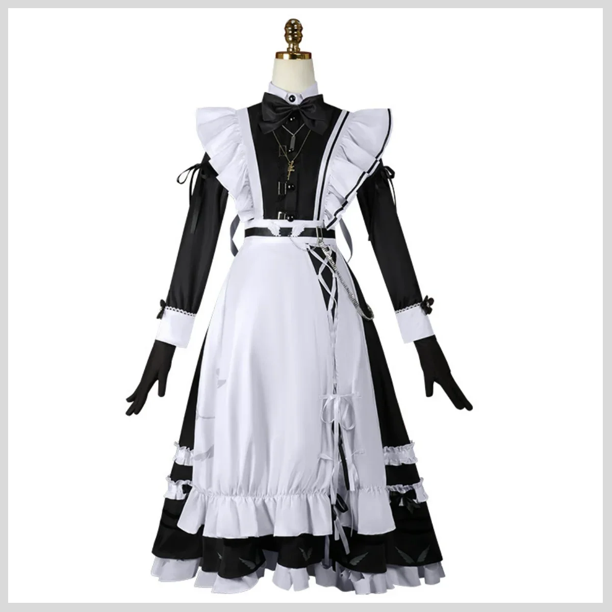 2026 الظاهري YouTuber Kanakana تأثيري حلي VTuber NIJISANJI خادمة فستان لوليتا تنورة طويلة شعر مستعار رجل امرأة مثير كرنفال البدلة