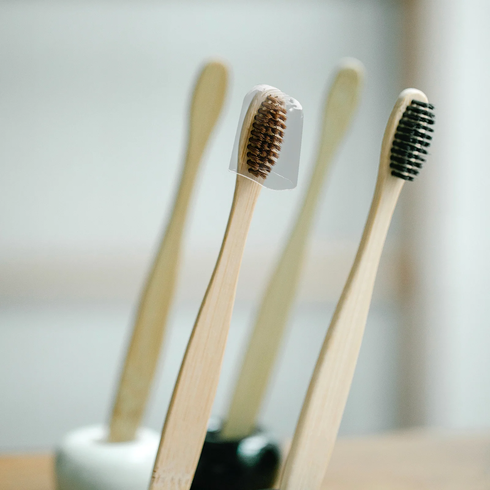 24 قطعة أغطية رأس فرشاة الأسنان السفر المحمولة الغبار واقية قبعات فرشاة الأسنان مناسبة لمعظم فرشاة الأسنان الكهربائية #2