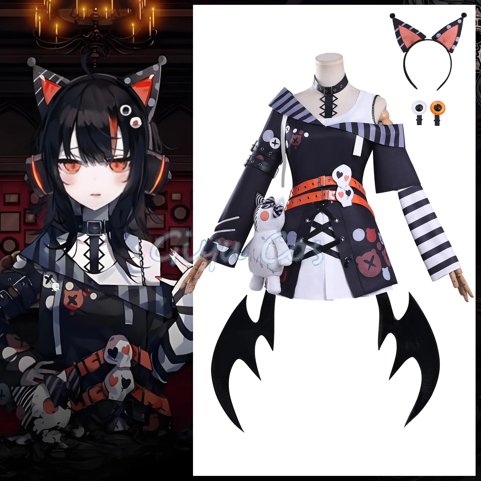 

Magical Witch Trial Sawatari Coco Cosplay Costume Uniform Halloween Costumes