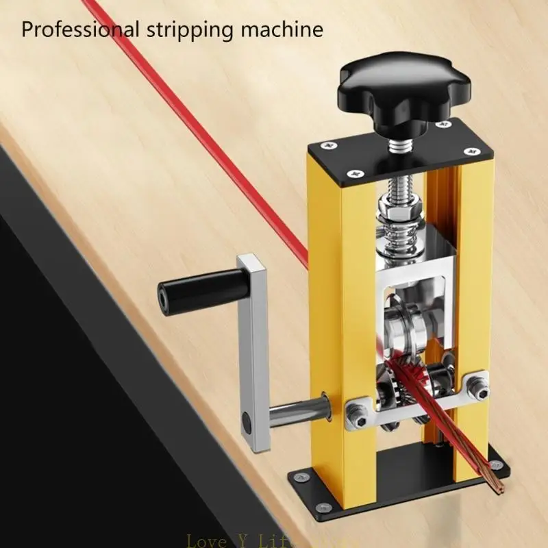 

L74C Manual Wire Stripping Machine Drill Powered Recycling Wire Peeler Machine 1-21mm