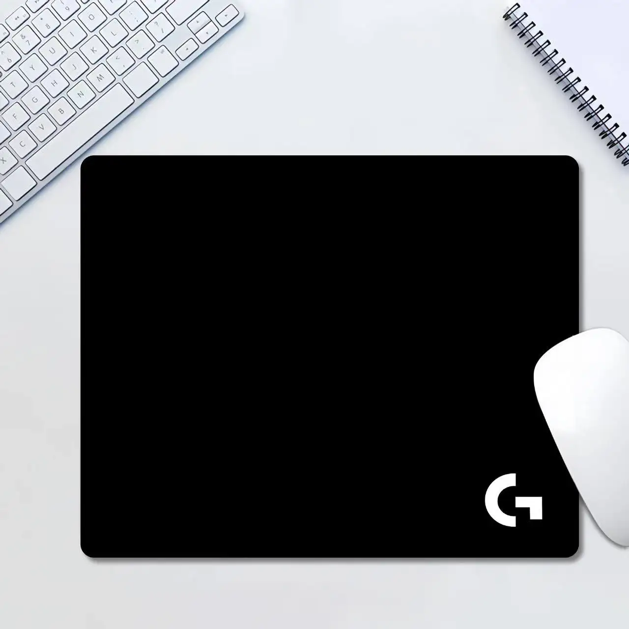 Logitech Wired Mouse Desktop Laptop Home Business Office Game Left and Right Hand Universal M100R With Mousepad