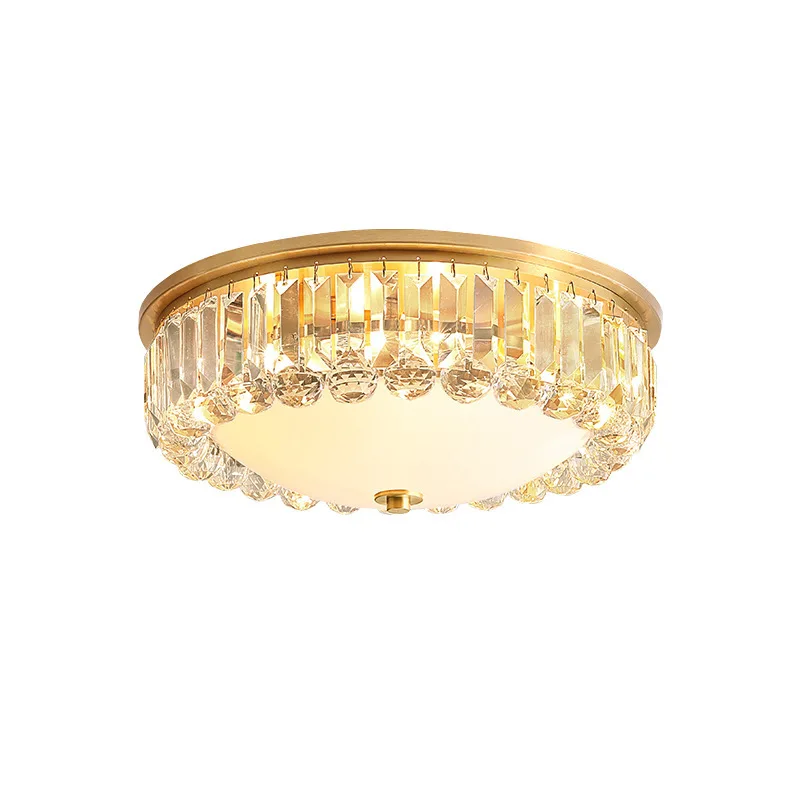 

Ceiling lamp, simple light luxury Hong Kong crystal lamp, living room lamp atmosphere