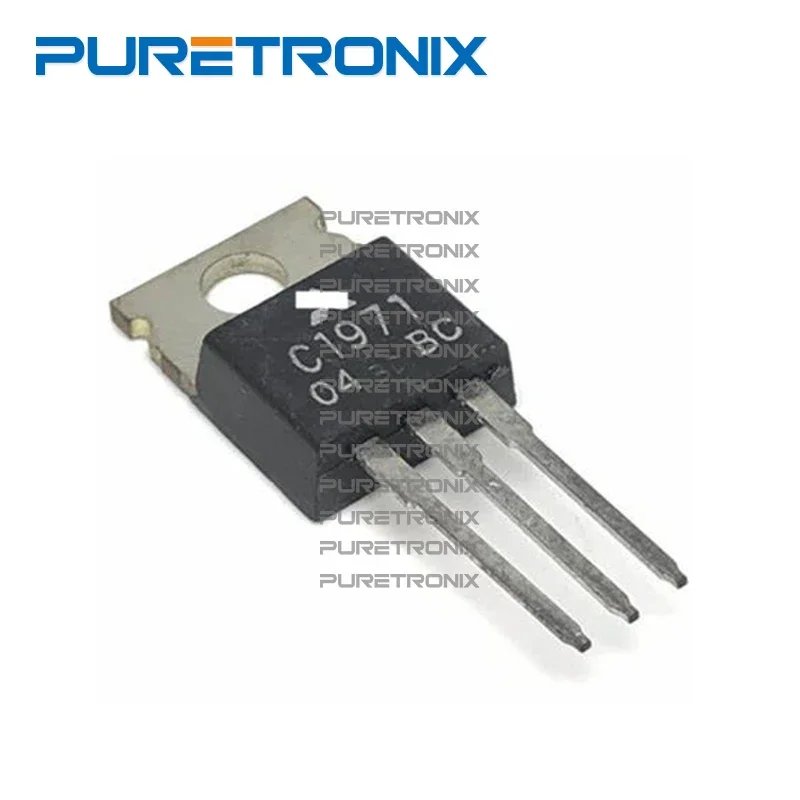 10PCS 2SC1971 C1971 ZU-220 NPN SILIKON RF POWER TRANSISTOR