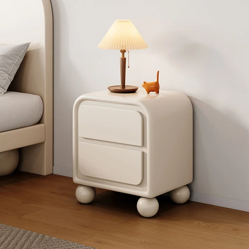 Narrow Table White Bedside Auxiliary Sofa Side Wood Coffee Storage Locker Cute Bookcase Bedroom Tables Nachttisch Cabinet Nordic