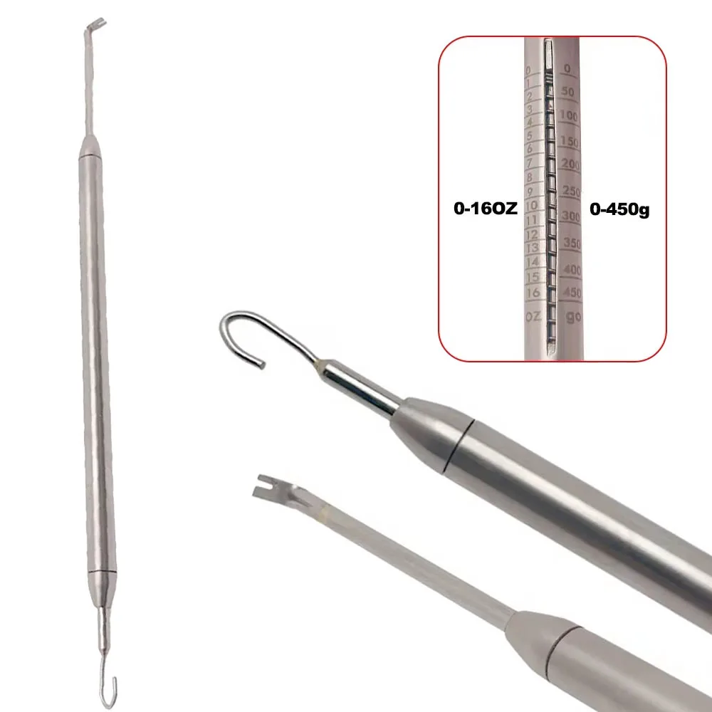 

Autoclavable Dental Orthodontic Dynamometer Stress Tension Meter for Elastic Bands Braces Oral Force Measurement Gauge Tool