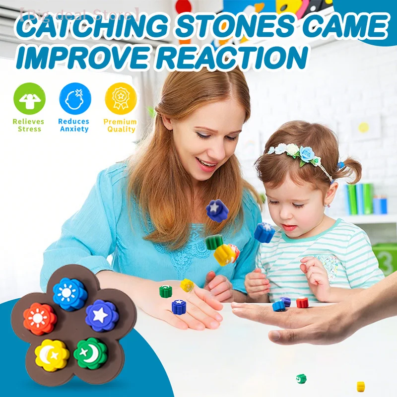 

【M】Забавный набор гальки Gonggi Jack Stone, тренировочная игрушка для координации рук и глаз, игральные кости, традиционные игры для вечеринок