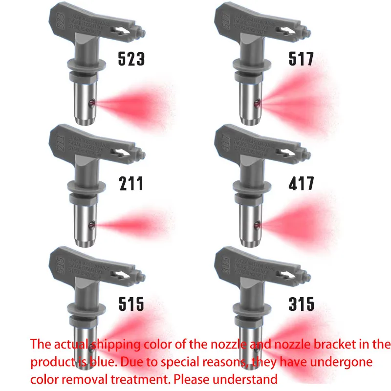 

Airless Paint Nozzle Set Reversible Spraying Machine Tips Paint Sprayer Nozzle Airless Sprayer Spraying Machine Parts tool