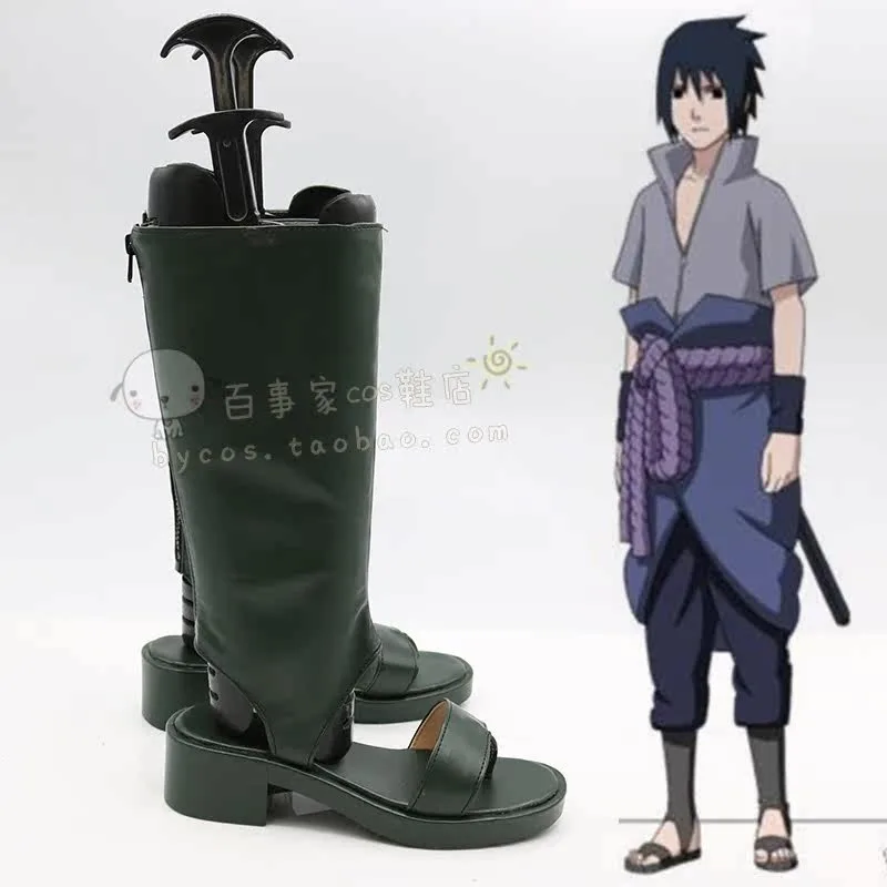 Anime Uchiha Sasuke Cosplay Shoes Boots Cos Convention Gift Adult Version Unisex