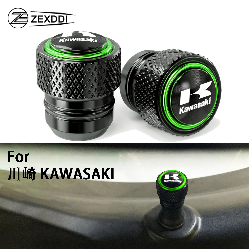 New For KAWASAKI Z900 Z400 Z500 Z650 Z750 Z800 Z1000 RS NINJA 400 500 650 ZX4R ZX6R ZX10R CNC Aluminum Motorcycle Tire Valve Cap