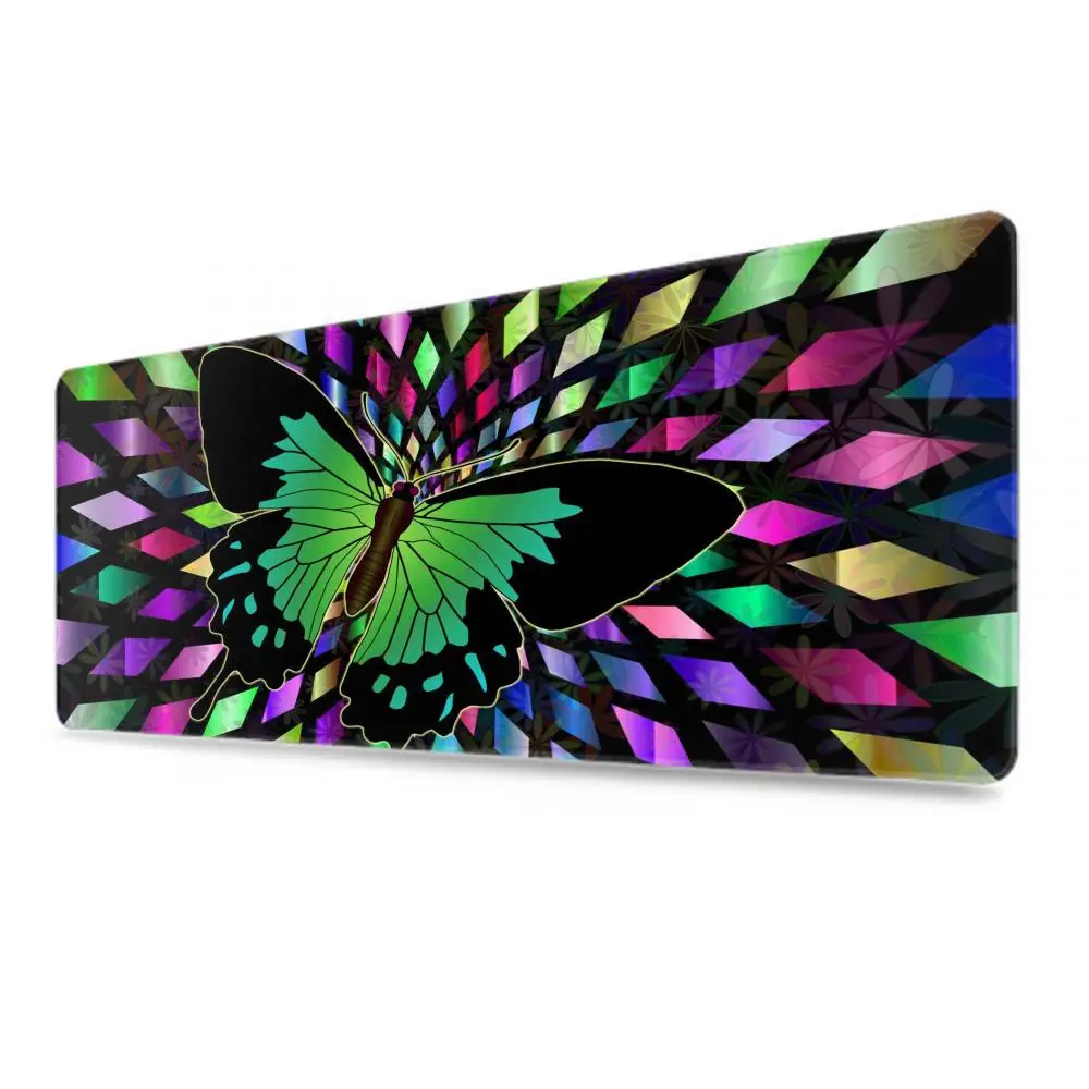 Beautiful Butterfly Custom Skin Cartoon Anime Gaming Mouse Pad Keyboard Mouse Mats Smooth Company For Teen Girls Bedroom