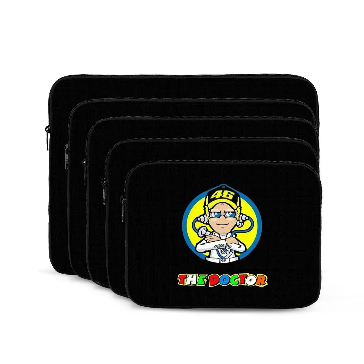 Motorcycle Racing Motor Rossi Notebook Laptop Bag Case Pouch For Macbook Air Pro Tablet Shockproof Case Bag