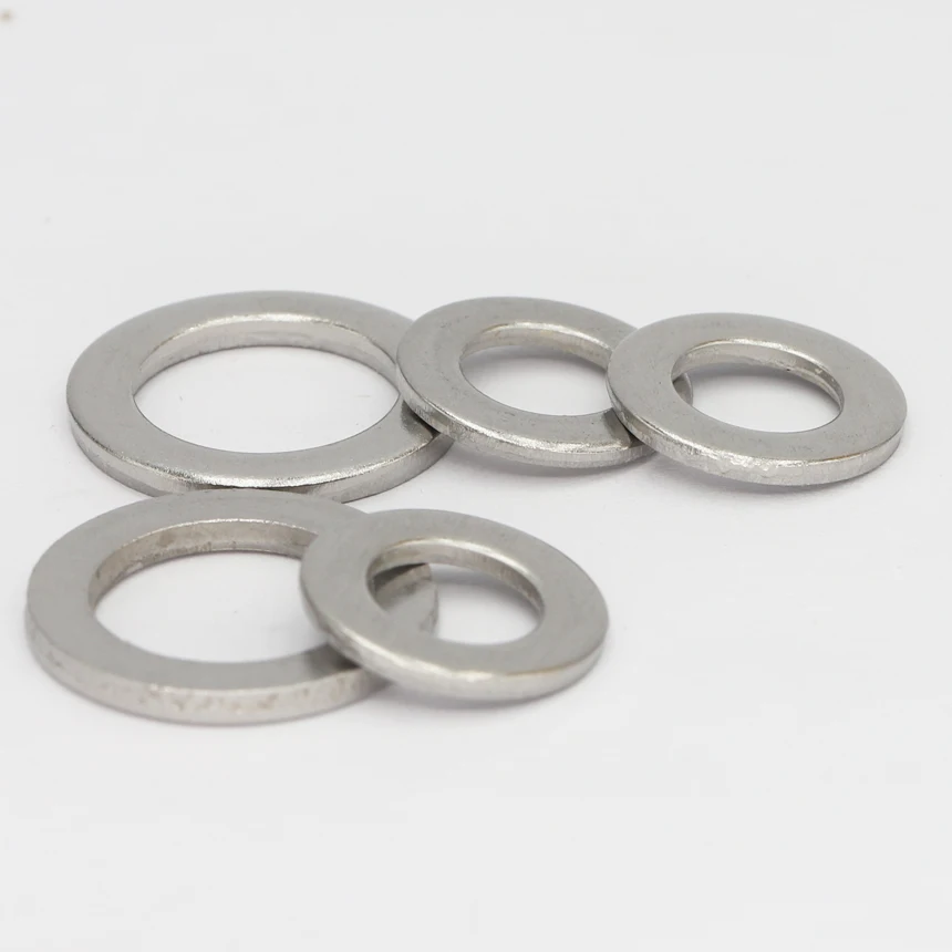 M1.6 M2 M2.5 M3 M4 M5 M6 M8 M10 M12 316 Stainless Steel A4-70 GB848 DIN9021 O Ring Spacer Gasket Shim Round Plain Flat Washer