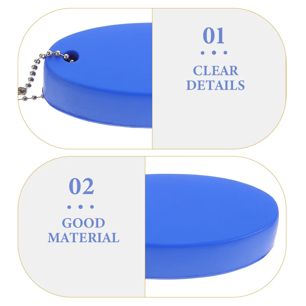 

4 Pcs Floating Foam Keychain Boat Decorative Keychains Vent Class Holder Keyring for Boating Rings Boats