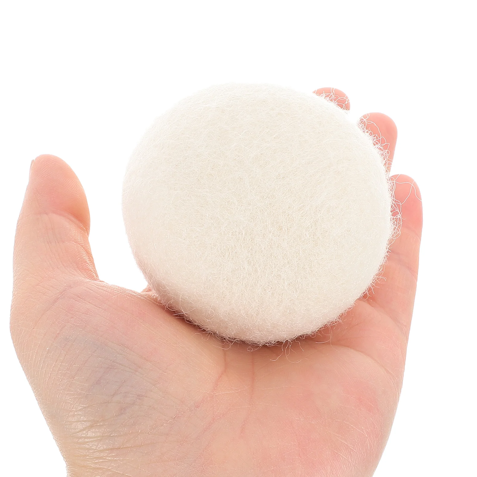

6 pcs Wool Dryer Balls Natural Anti-Static Laundry Balls For Washer Dryer Reduces Wrinkles Quick Dry Felt Spheres
