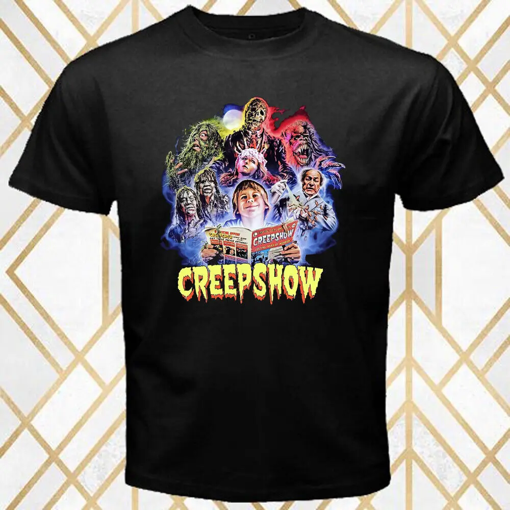 CREEPSHOW Movie Horror Men's Black T-Shirt Size S - 3XL