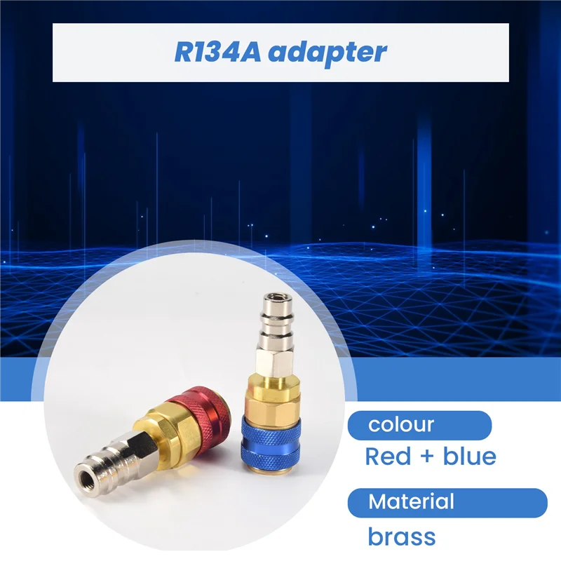

Высоко- и низкий боковой адаптер расширения R134A Фреонный адаптер быстрого разъема Аксессуары для автомобильного кондиционера для Ford для Bmw