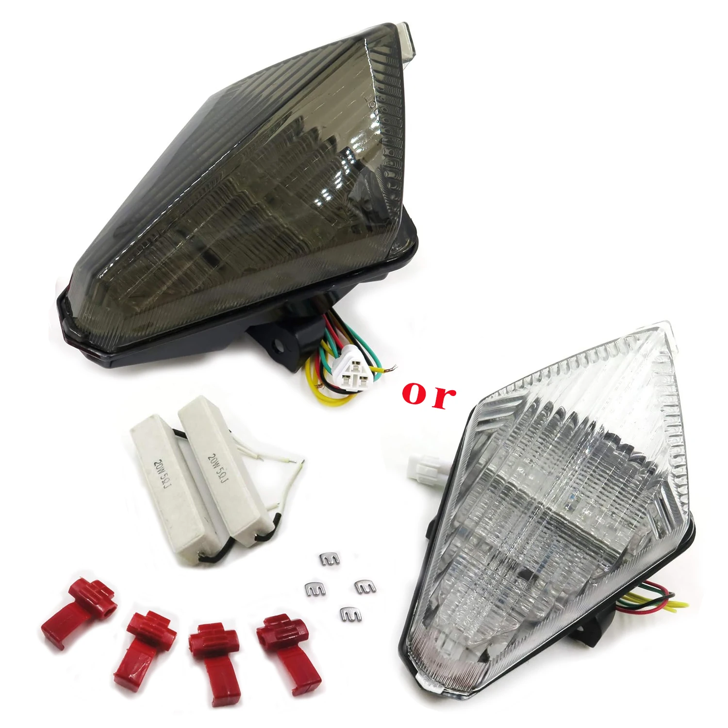 

Для Yamaha YZF R1 YZFR1 2007 2008 TMAX 530 2012-2016 мотоциклетный светодиодный стоп-сигнал, указатели поворота, задние фонари