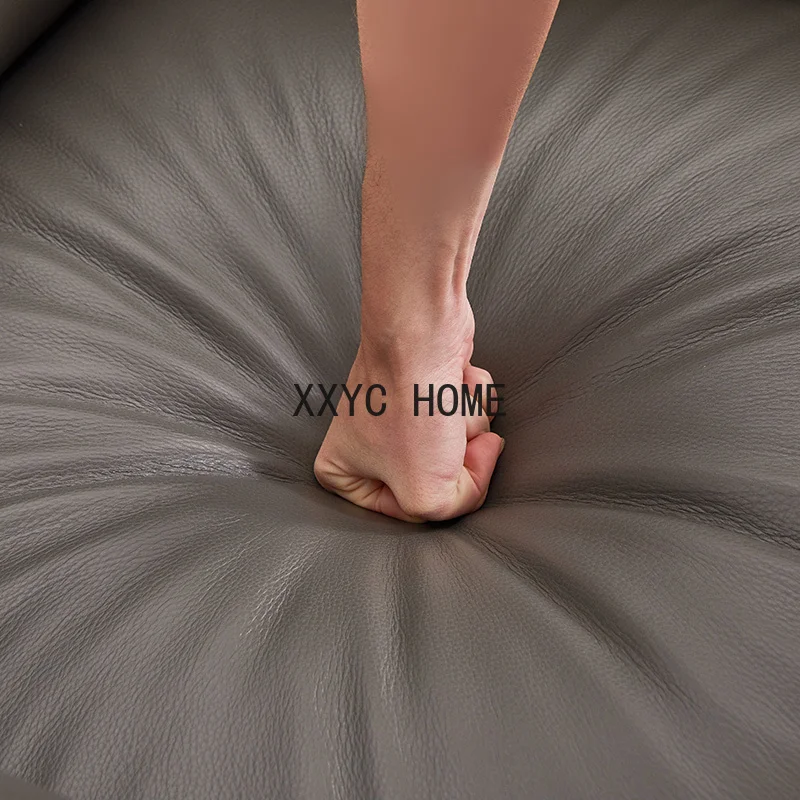 Sofá funcional elétrico de couro, sala luxuosa, primeira classe