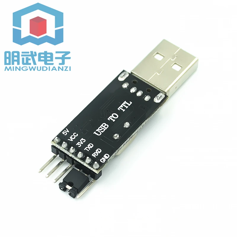 CH340G Knipperende bordmodule USB naar TTL STC-microcontroller Downloadlijn in negen knipperende machine