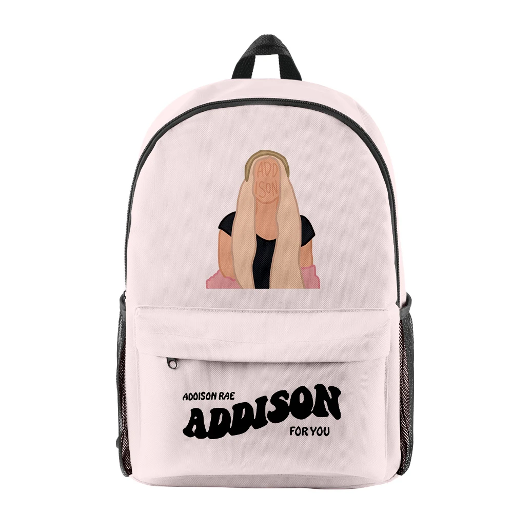 Mochilas Oxford impermeáveis para meninos e meninas, Popular e Engraçado, Addison, Ram Pupil, Bookbag Notebook, 3D Print, Viagem, Clássico