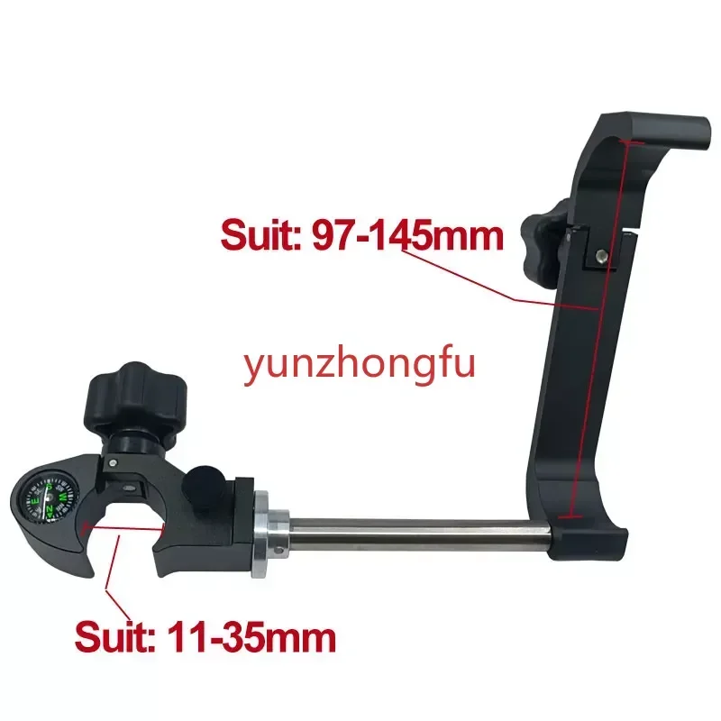 

Notebook Handbook Flat Bracket Hand-held for Outdoor Geographic Surveying Tablet Support Open Data Collecto With Compass Clamp