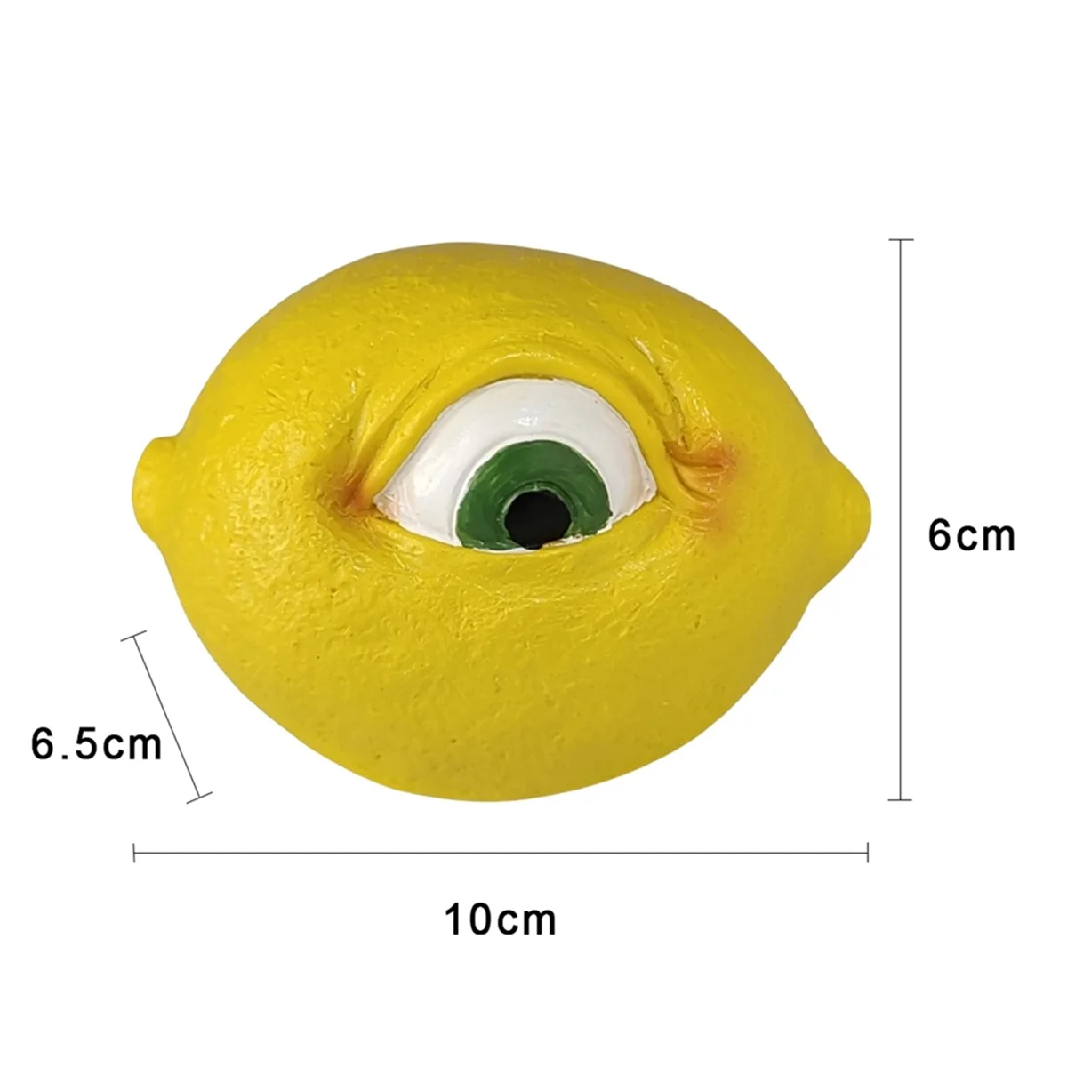 The All Seeing Fruit Resin Statue Simulation with Eyes Sculpture Desktop Decor Home-C